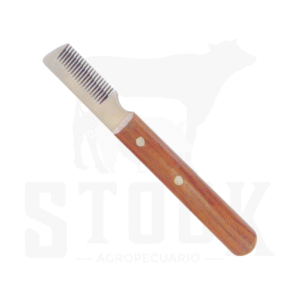 PEINE REDUCTOR DE PELO MANGO DE MADERA
