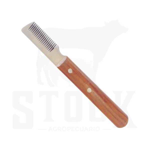 PEINE REDUCTOR DE PELO MANGO DE MADERA